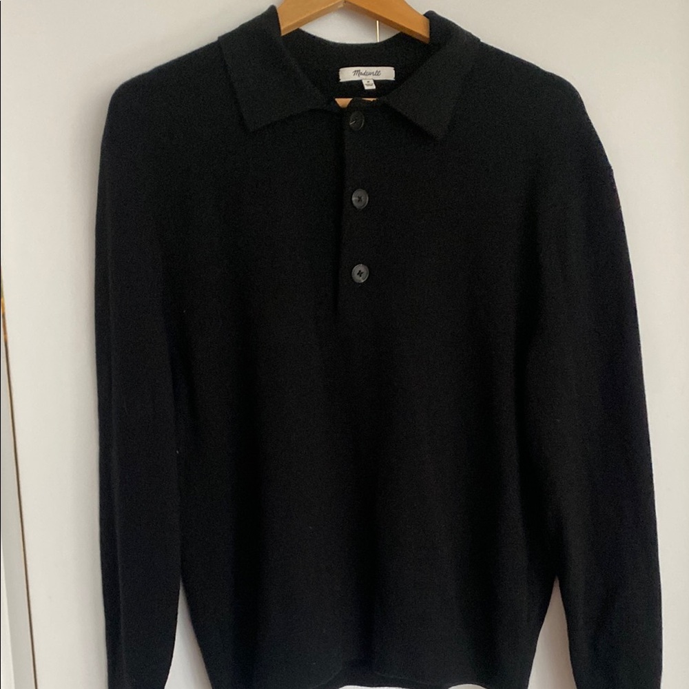 Madewell Men's Black Sweater (worn once)